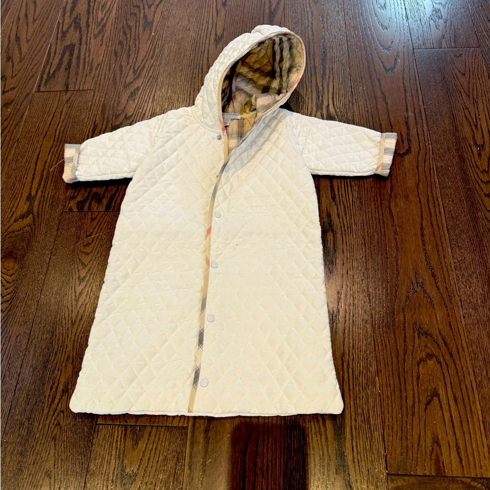 Burberry baby bunting, size 0-3 months.